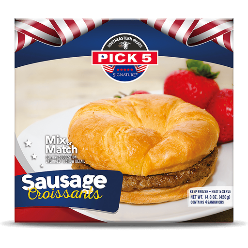 Signature Pick 5 Sausage Croissants