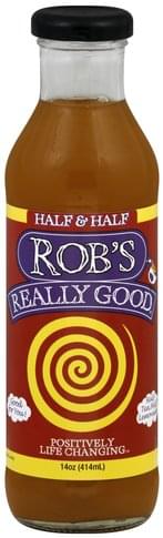 Robs Really Good Half Tea, Half Lemonade - 14 Oz