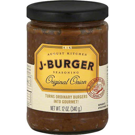 J Burger Seasoning, Original Onion