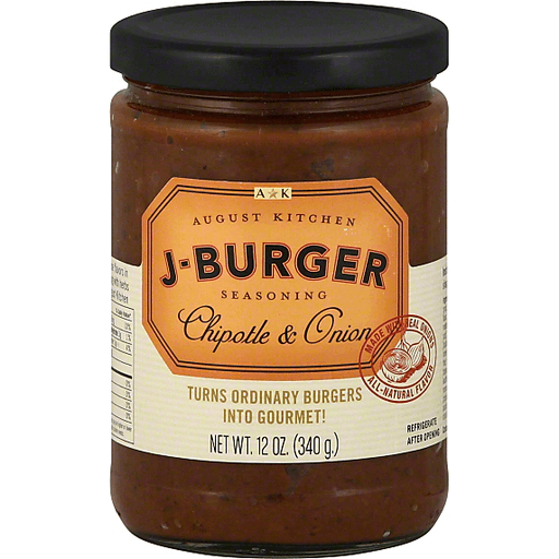 J Burger Seasoning, Chipotle & Onion