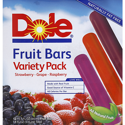 Dole Fruit Bars, Variety Pack