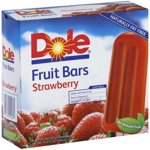 Dole Fruit Bars, Strawberry