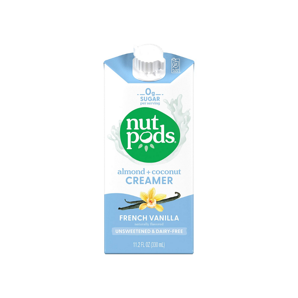Nutpods French Vanilla Unsweetened Almond Coconut Dairy Free Creamer - 11.2 Fluid Ounce