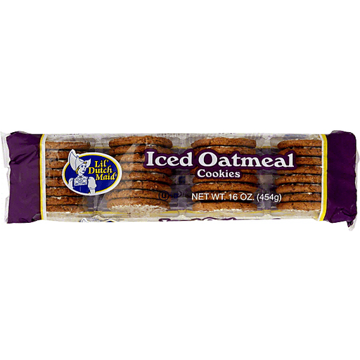 Lil Dutch Maid Cookies, Iced Oatmeal