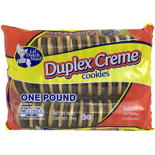 Creme Lil Dutch 16oz Duplex Cookies-whole