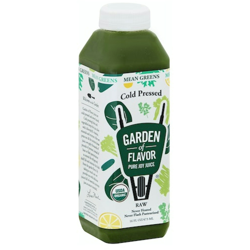 Garden of Flavor Juice, Pure Joy, Mean Greens