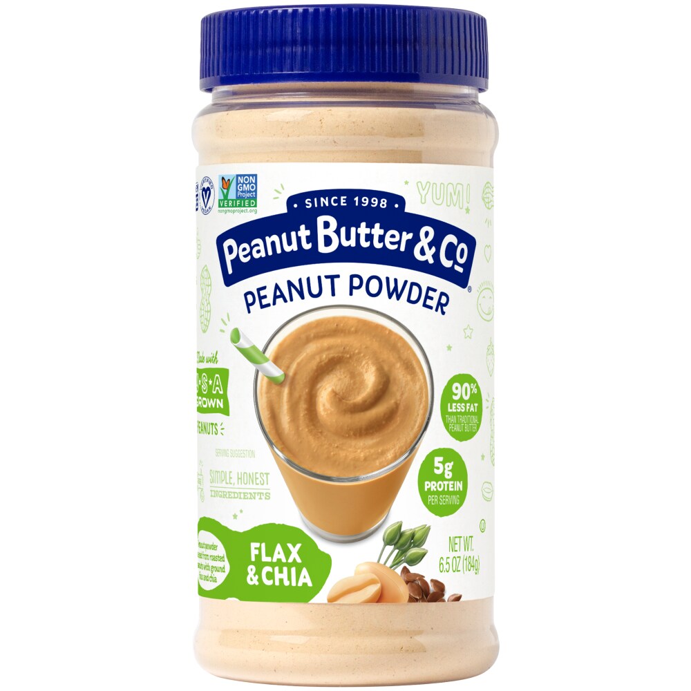 Peanut Butter & Co Powder, Flax Chia 6.5 Oz