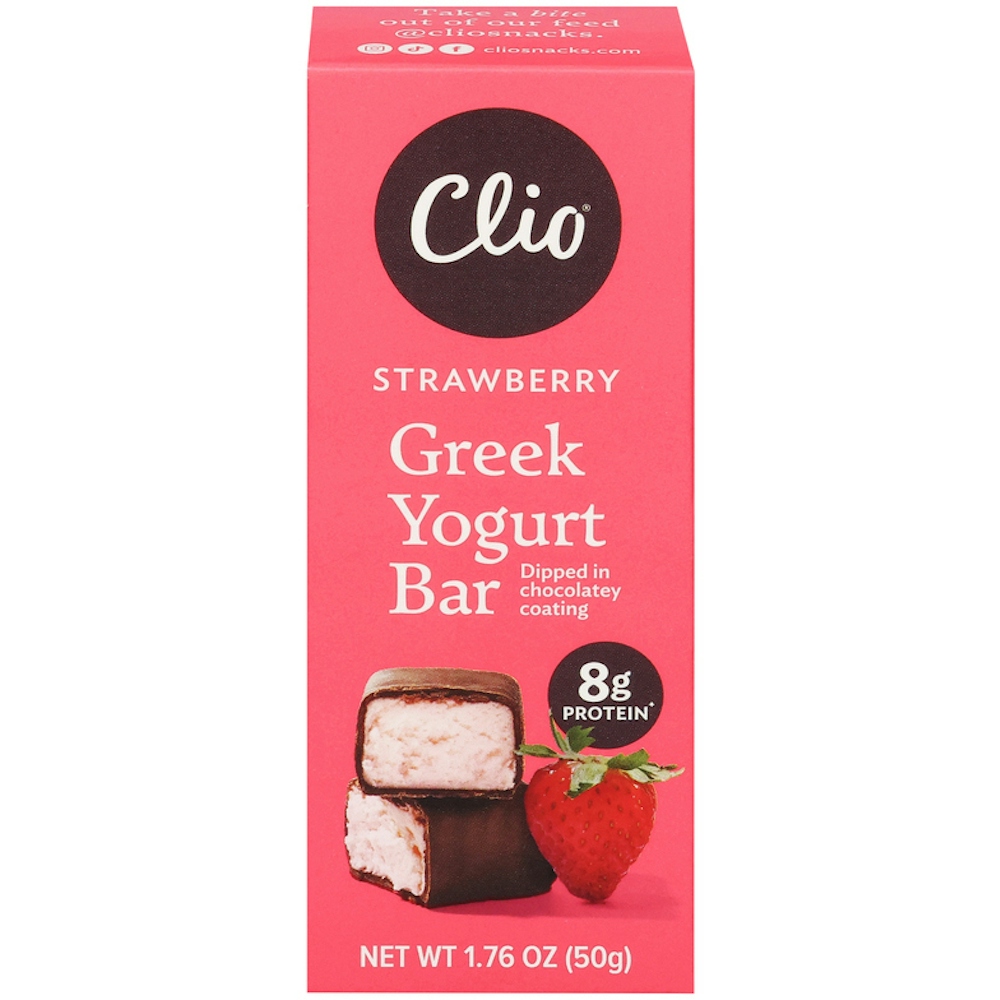 Clio Snacks Strawberry Greek Yogurt Bar - 1.76oz