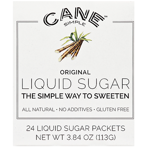 Cane Simple Liquid Sugar, Packets