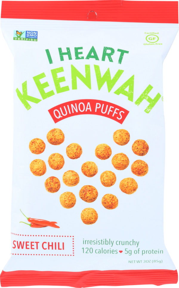 I Heart Keenwah Quinoa Puffs, Sweet Chili 3 Oz