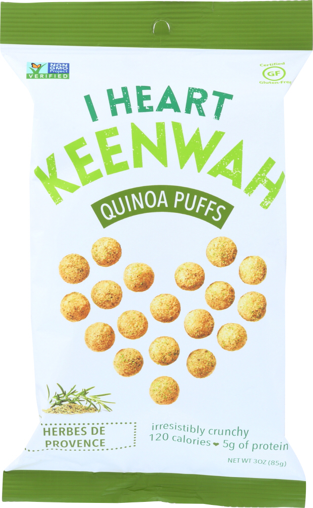 I Heart Keenwah Quinoa Puffs Herbes De Provence, 3 Oz