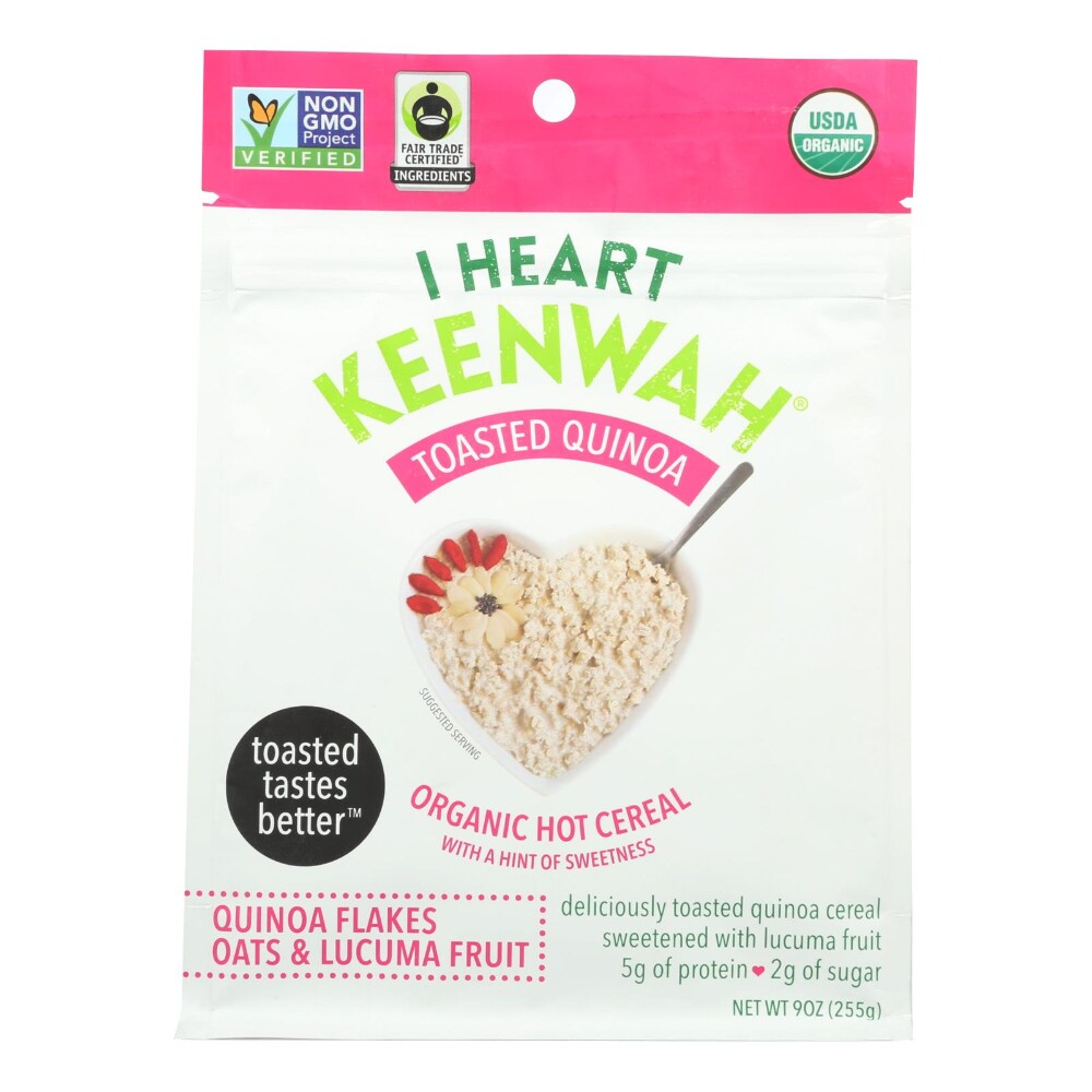 I Heart Keenwah Organic Toasted Quinoa Hot Cereal With Oats & Lucuma Fruit