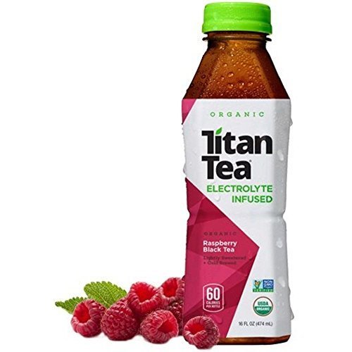 Titan Tea Organic, Raspberry Black - 16 Oz