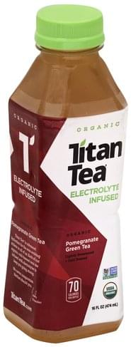 Titan Tea Organic, Pomegranate Green - 16 Oz