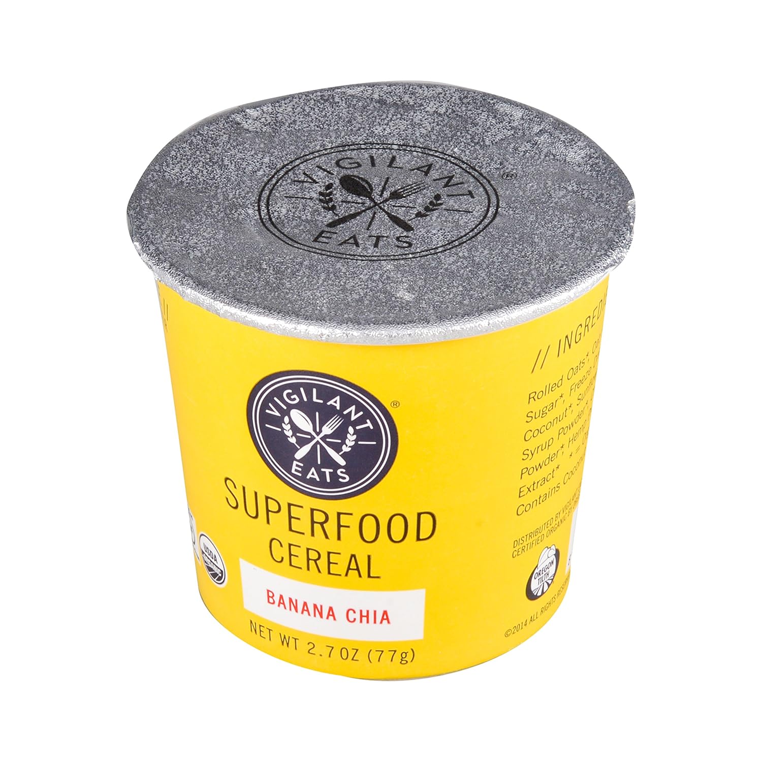 Vigilant Eats Banana Chia Superfood Cereal