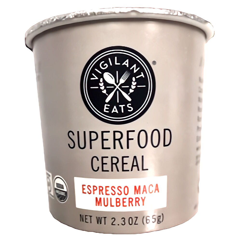 Vigilant Eats Espresso Maca Mulberry Superfood Cereal