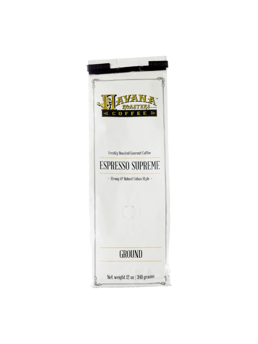 Havana Roaster Coffee Roasters Espresso Supreme Ground 12 Oz