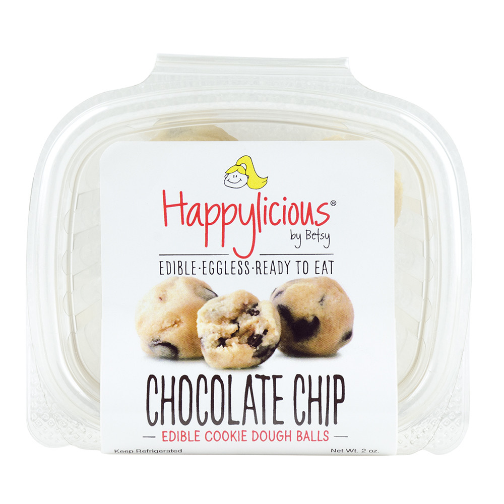 Happylicious Edible Chocolate Chip Cookie Dough 2 Oz Tub *fl Dc Only