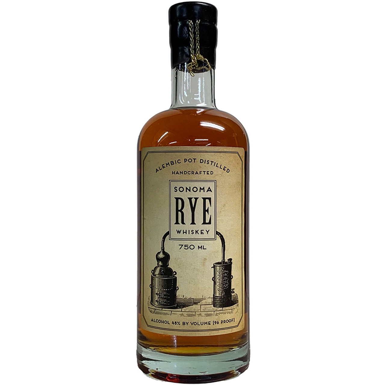 Sonoma County Distilling Co. Rye Whiskey 96 Proof
