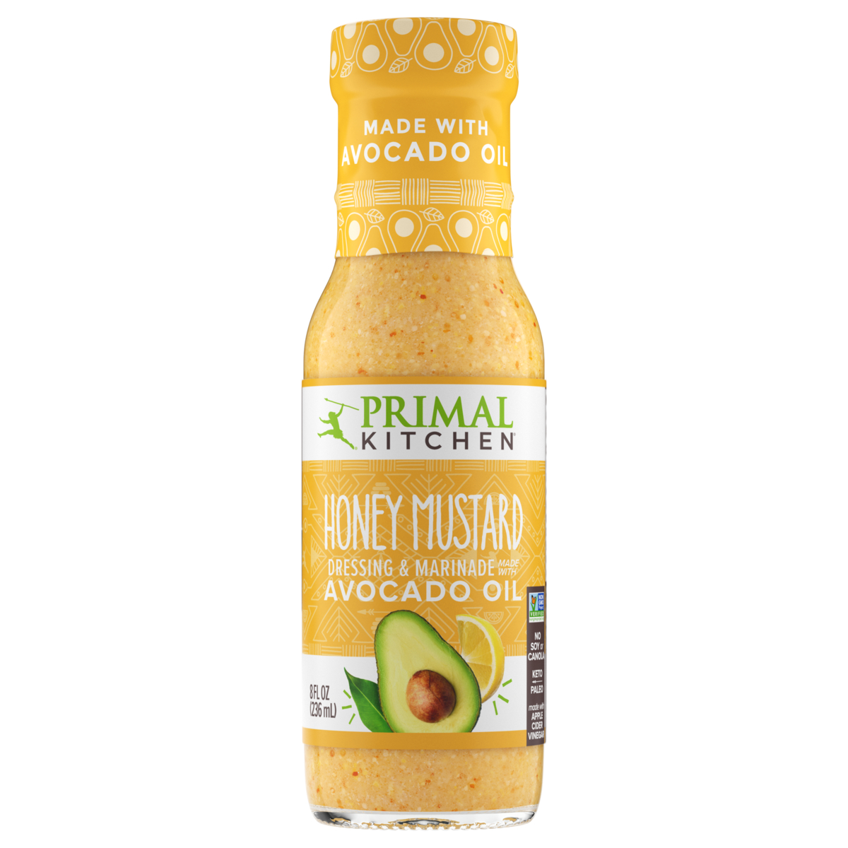 Primal Kitchen Honey Mustard Dressing & Marinade Made With Avocado Oil, 8 Fl Oz