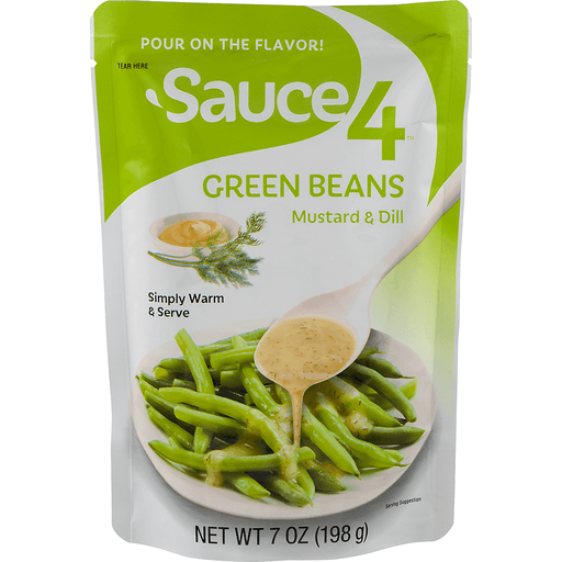 Sauce 4 Green Beans Mustard & Dill 7.00 Fl Oz