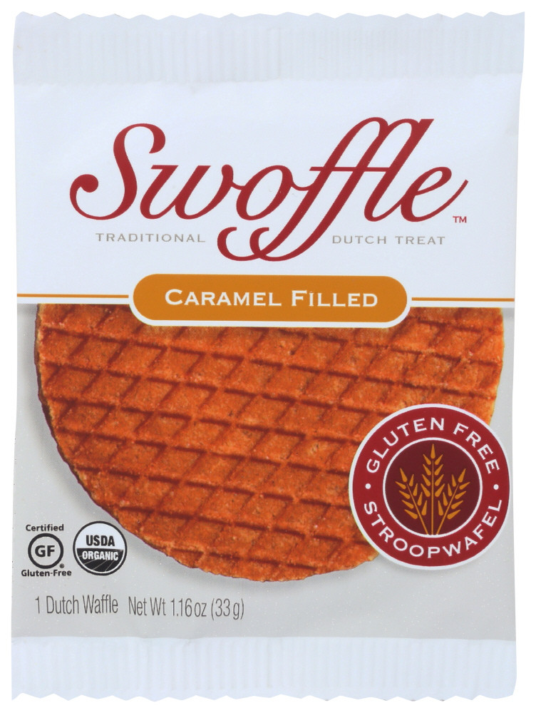 Swoffle Dutch Waffle - Original Caramel - Case Of 16 - 1.16 Oz