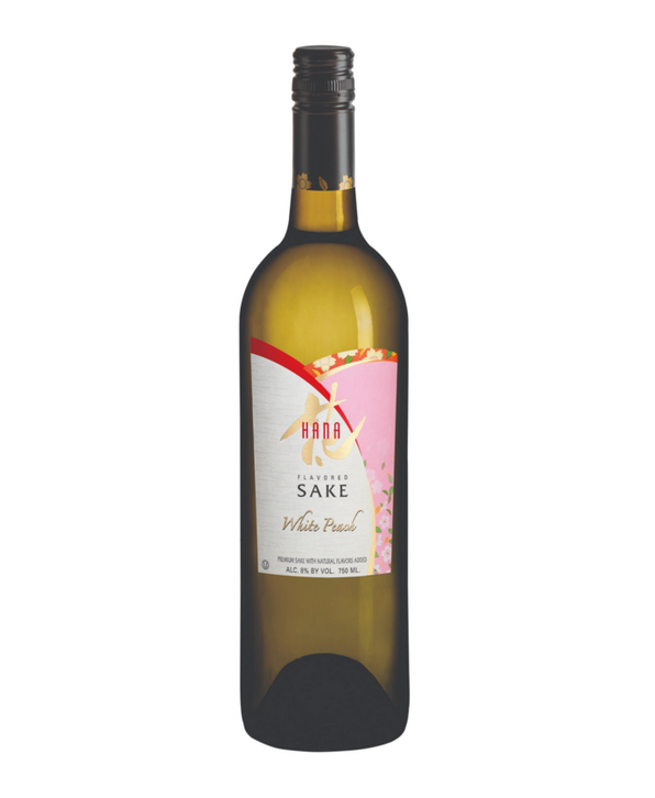 Hana Sake Flavored White Peach - 750ML