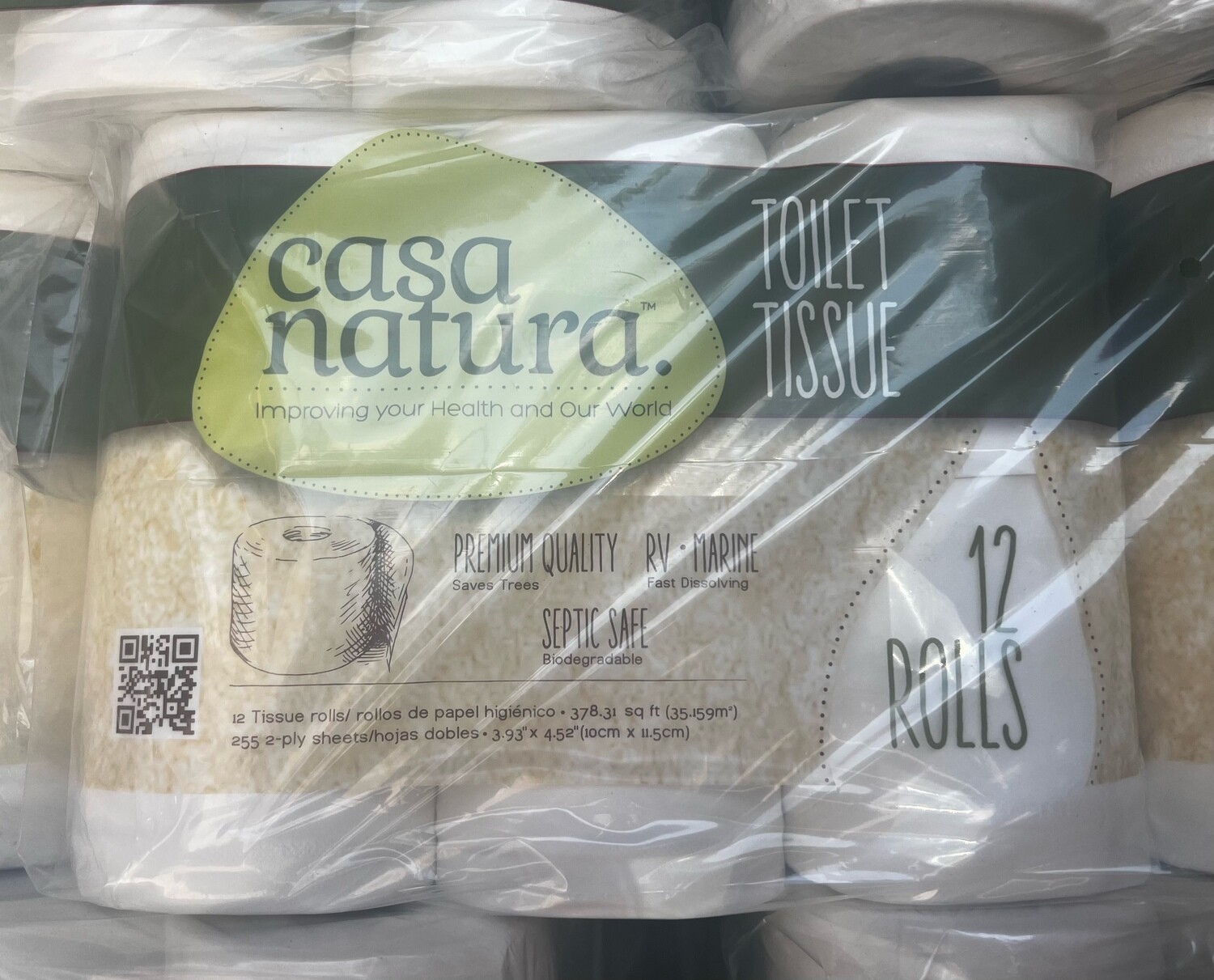 Casa Natura Bath Tissue 12pk 269ct 2ply-whole