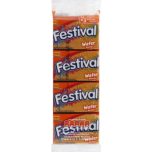 Pozuelo Festival Wafers, Orange