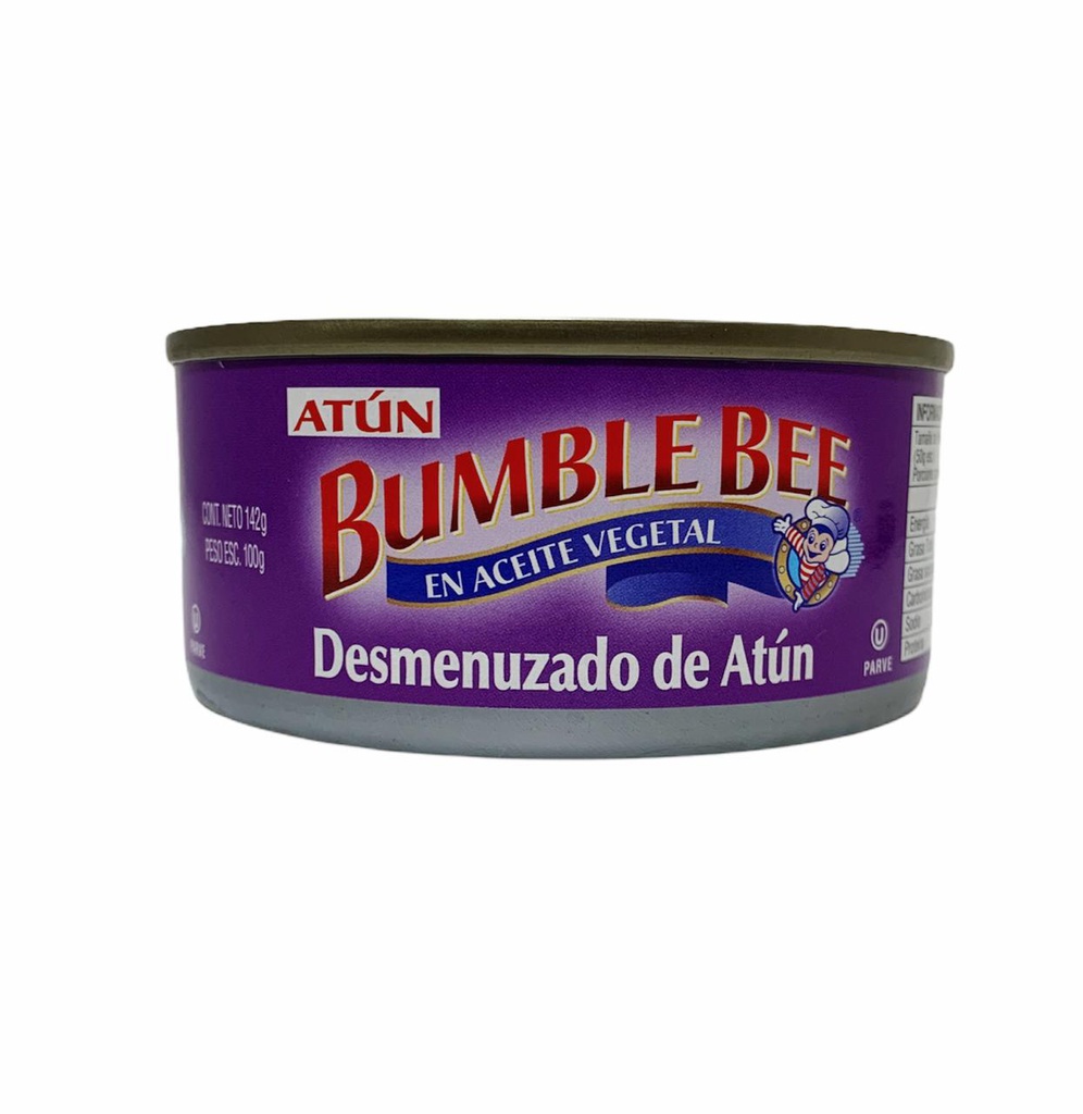 Bumble Bee Atún Desmenuzado En Aceite Vegetal 142 G