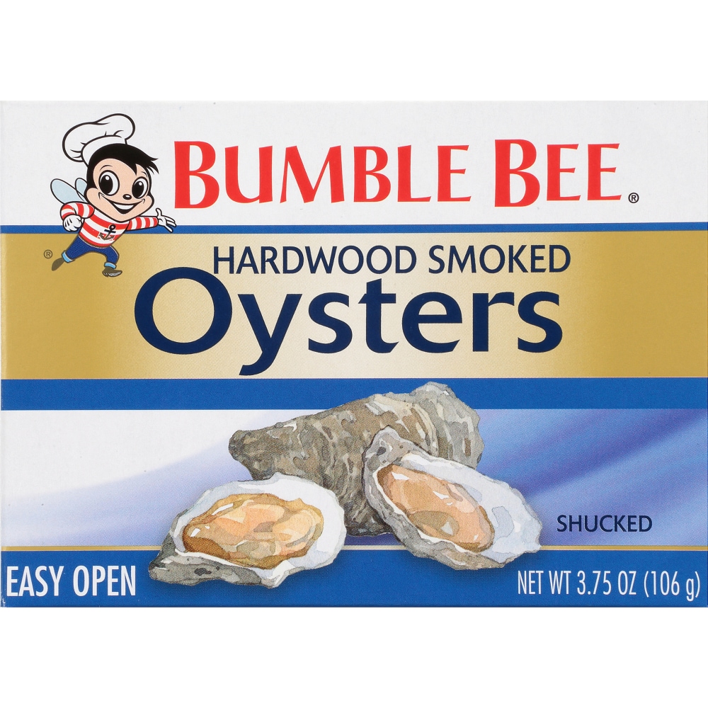 Bumble Bee Hardwood Smoked Oysters In Oil, 3.75 Oz