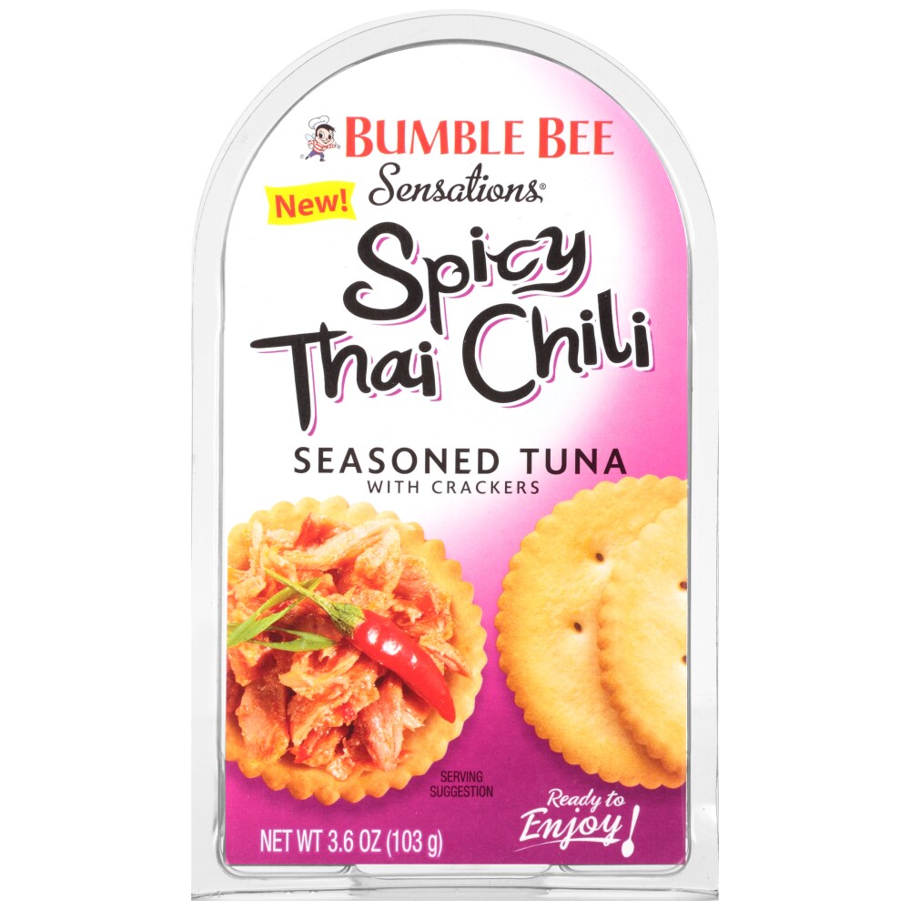 Bumble Bee Sensations Spicy Thai Chili Seasoned Tuna 3.6 Oz. Kit