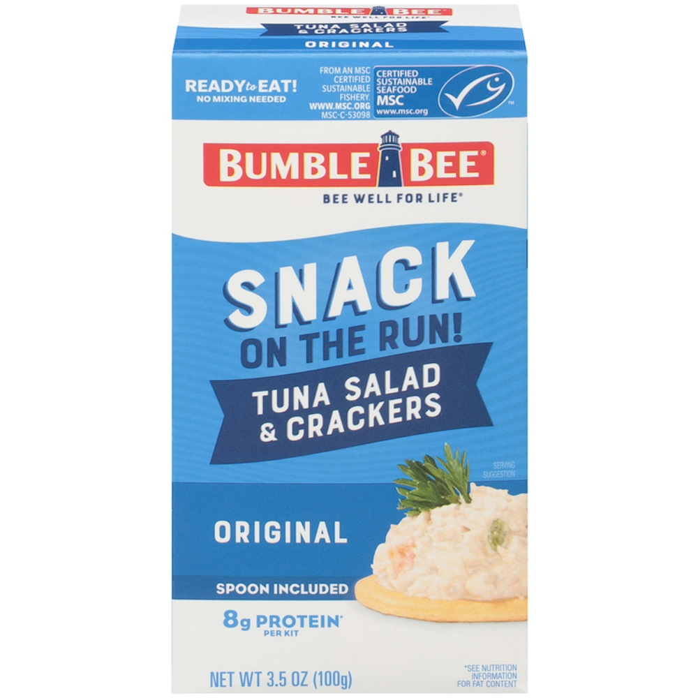 Bumble Bee Snack On The Run! Original Tuna Salad With Crackers Kit, 3.5 Oz