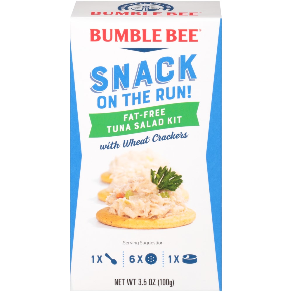 Bumble Bee Snack On The Run! Tuna Salad With Wheat Crackers