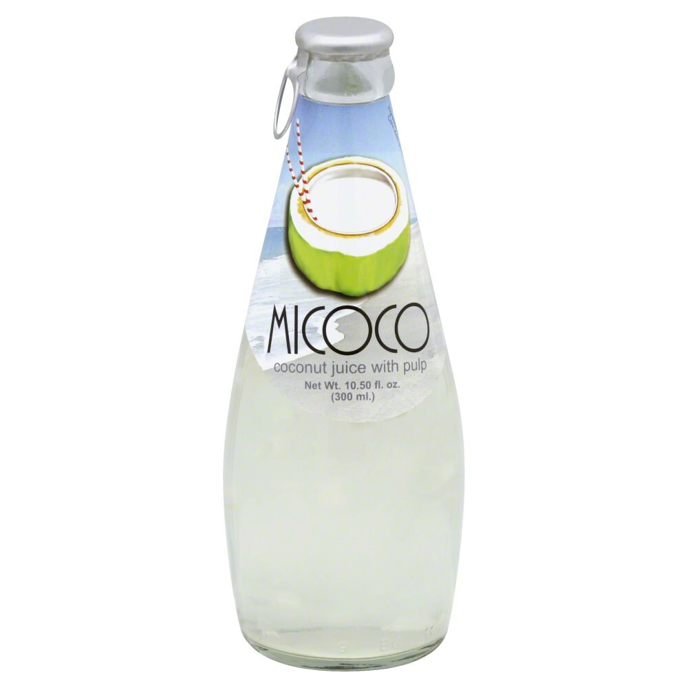 Micoco Coconut Juice, With Pulp 10.5 Oz