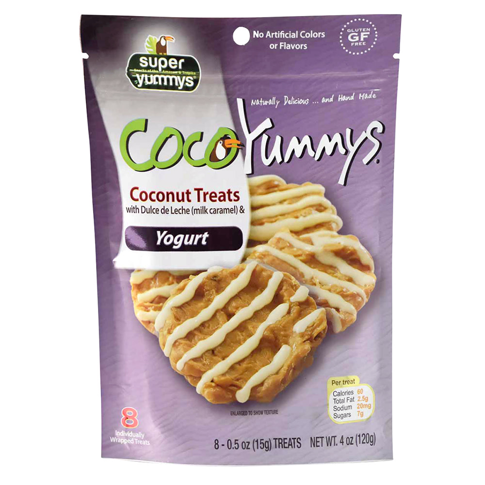 Super Yummys Coco Yummys Yogurt Coconut Treats 4 Oz Pouch *fl Dc Only