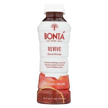 Bonta - Water - Revive Blood Orange - Case Of 12 - 16 Fl Oz