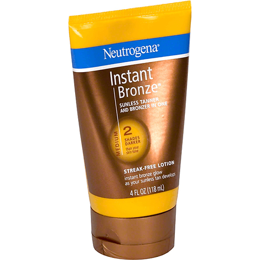 Neutrogena Instant Bronze Sunless Tanner And Bronzer In One, Medium