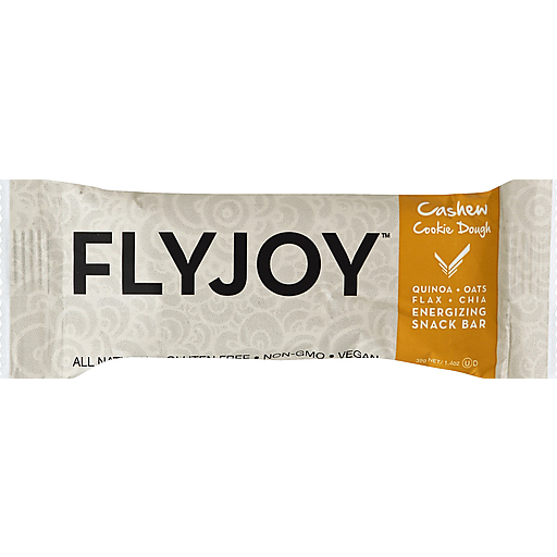 Flyjoy Energizing Cashew Cookie Dough Snack Bar, 1.5 Oz