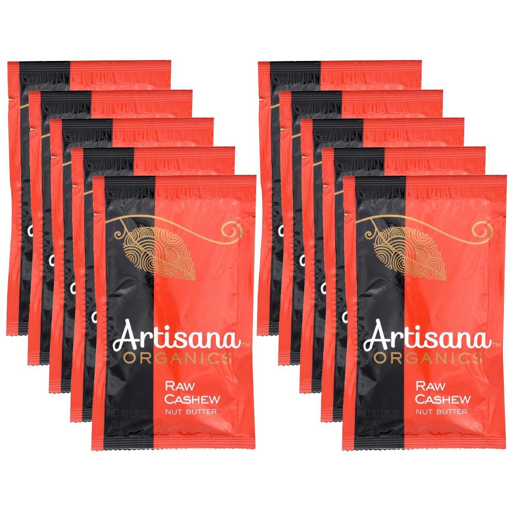 Artisana Organic Raw Cashew Nut Butter Squeeze Pack -- 1.06 Oz