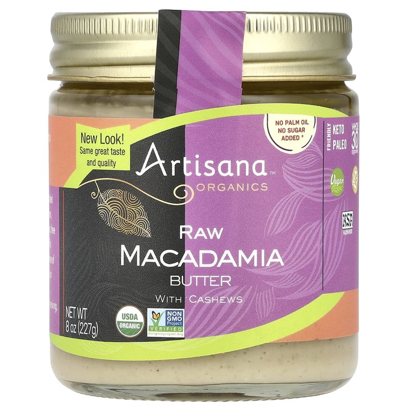Artisana Beurre De Noix Macadamia Avec Cajous