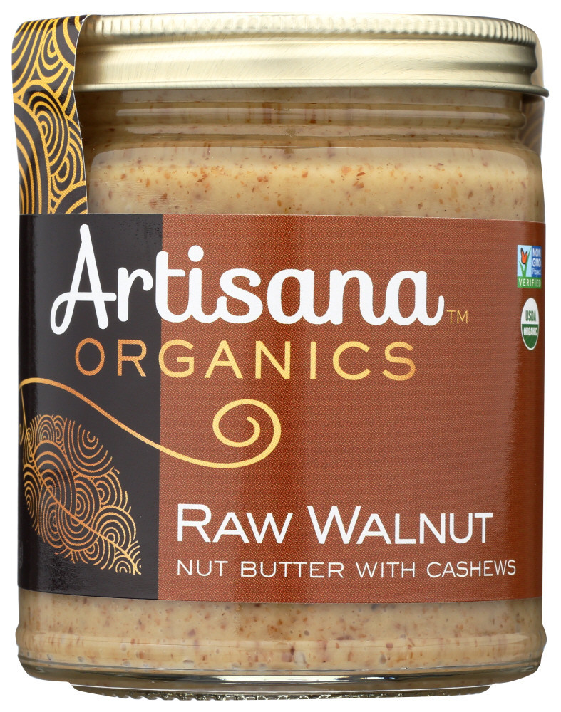 Artisana Organics Walnut Butter, Raw, Organic, With Cashews