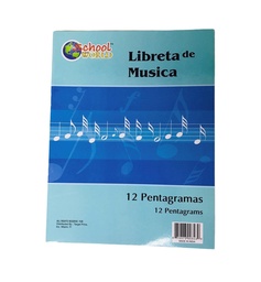 Libreta De Musica GR Global (8.5x11)