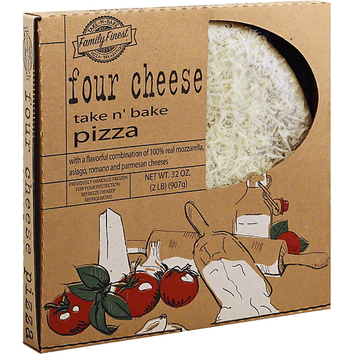 Family Finest Pizza, Four Cheese 32 Oz