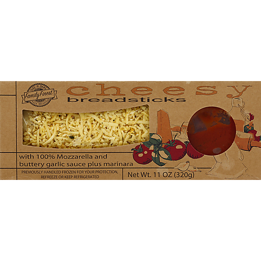 Family Finest Bread Sticks, Cheesy 11 Oz