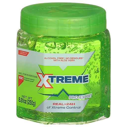 Xtreme Wet Line Professional Styling Gel, Extra Hold, Green