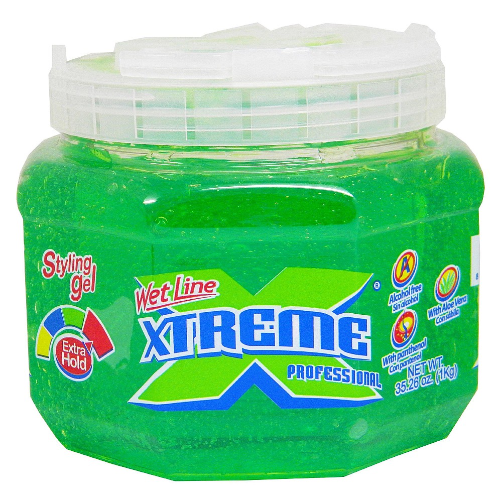 Xtreme Wet Line Green Styling Gel Extra Hold 35.28 Oz