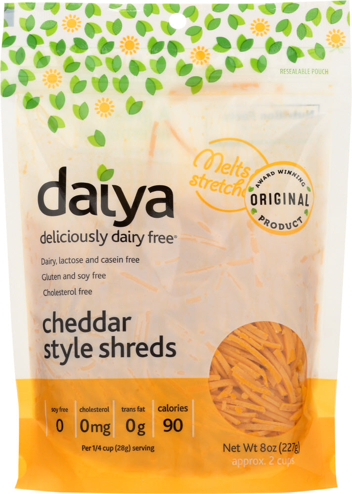 Daiya Dairy Free Cheddar Style Vegan Cheese Shreds - 8 Oz