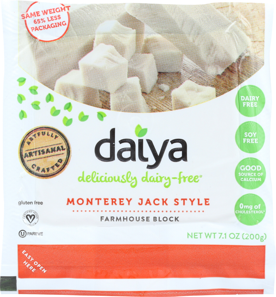 Daiya Dairy Free Monterey Jack Style Vegan Cheese Block - 7.1 Oz