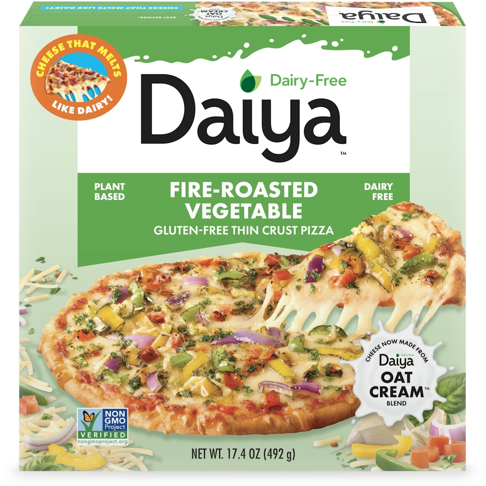 Daiya Fire Roasted Vegetable Thin Crust Gluten Free Pizza 17.4 Oz